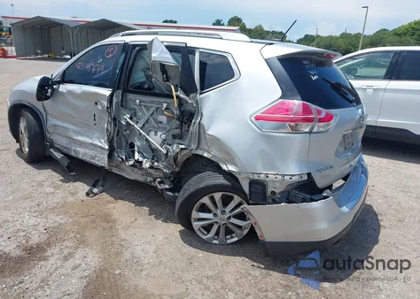 2015 Nissan Rogue Sv z USA, uszkodzony, nr VIN KNMAT2MV8FP531007